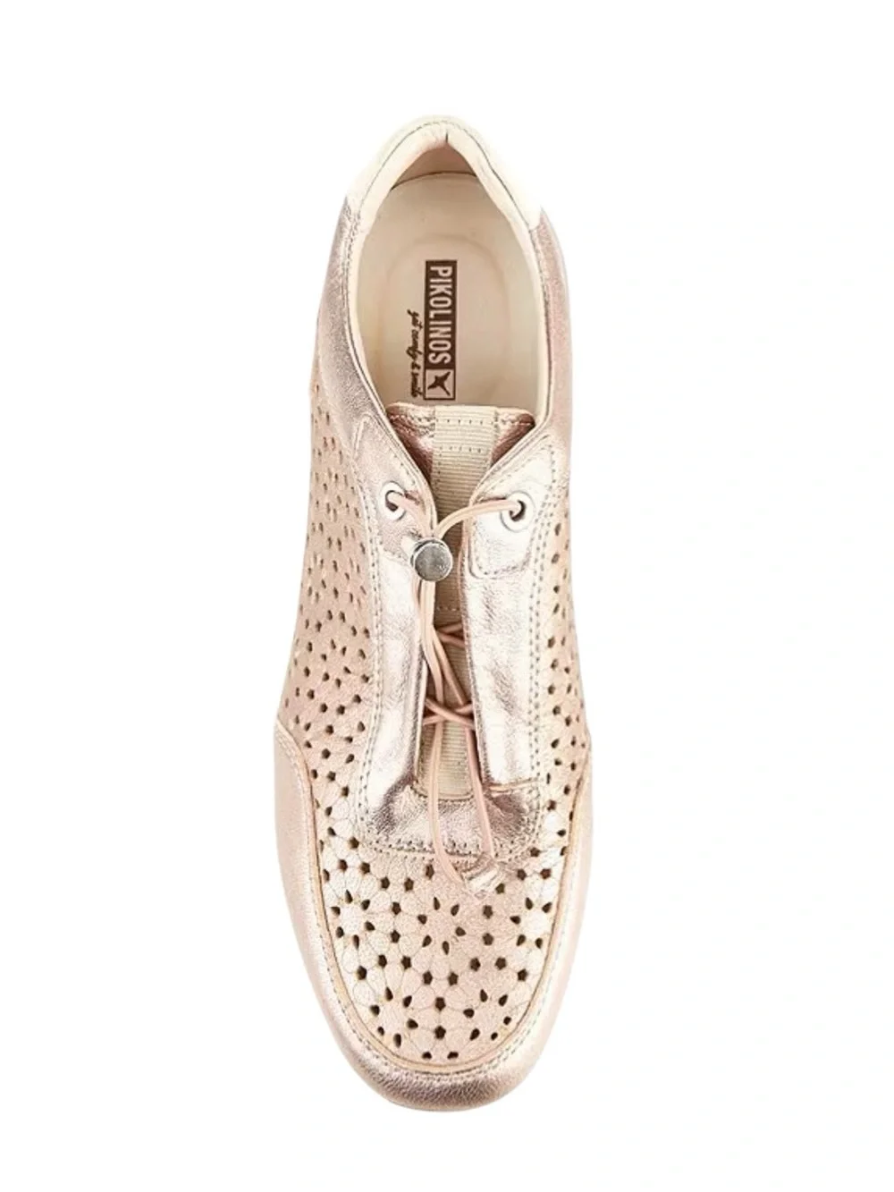 Pikolinos Cantabria W4R Perforated Leather Sneakers in Stone EUR 42 US 11.5 NIB